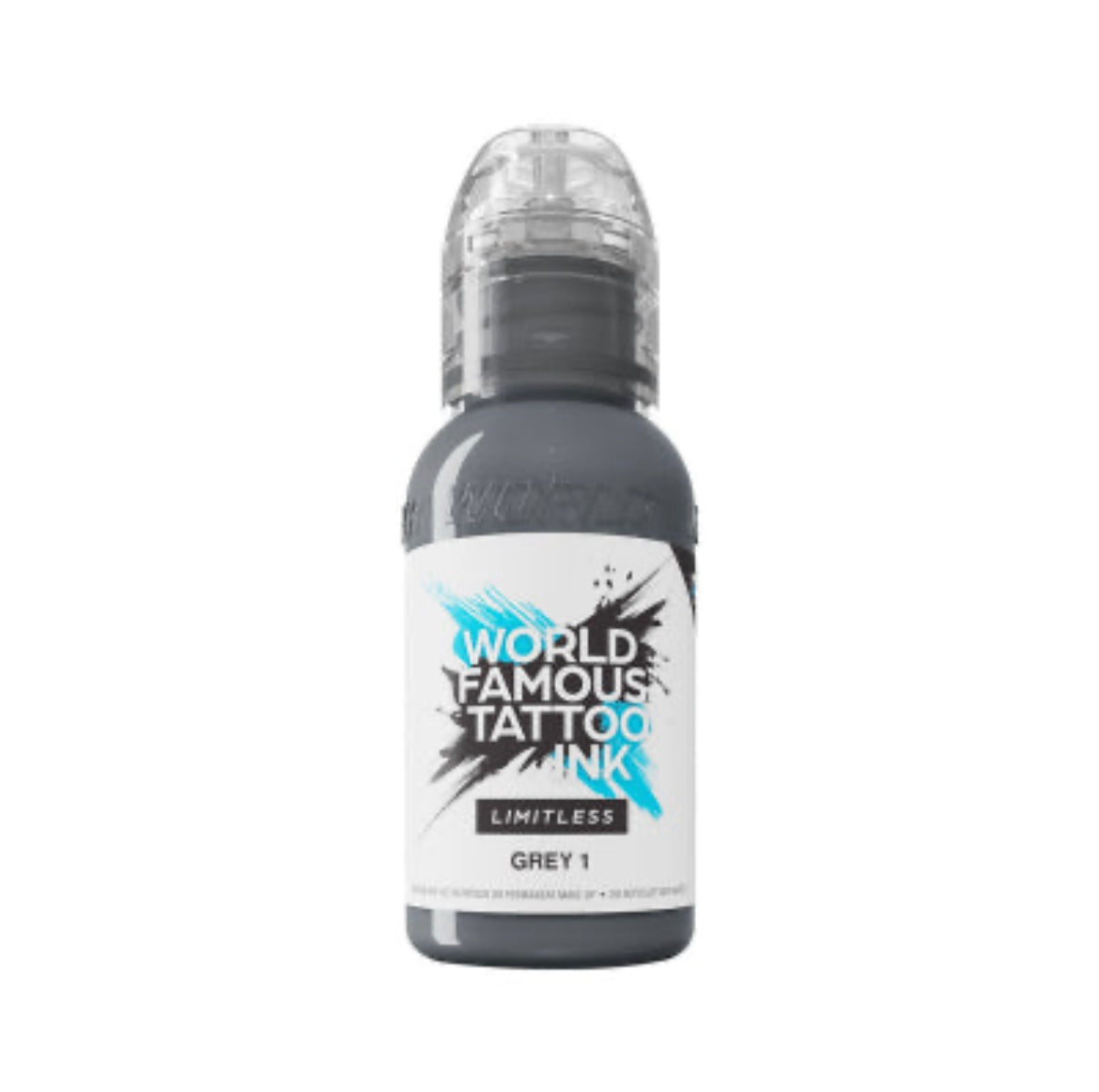 World Famous Limitless Tattoo Ink - Light Grey1 30ml