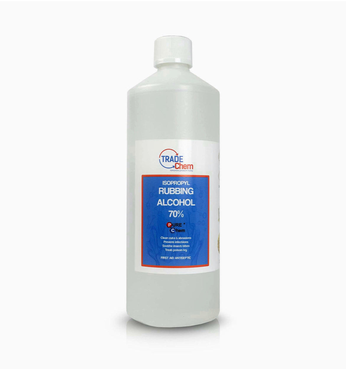 Rubbing Alcohol - 70% Pure IPA Isopropyl Blue (1L)