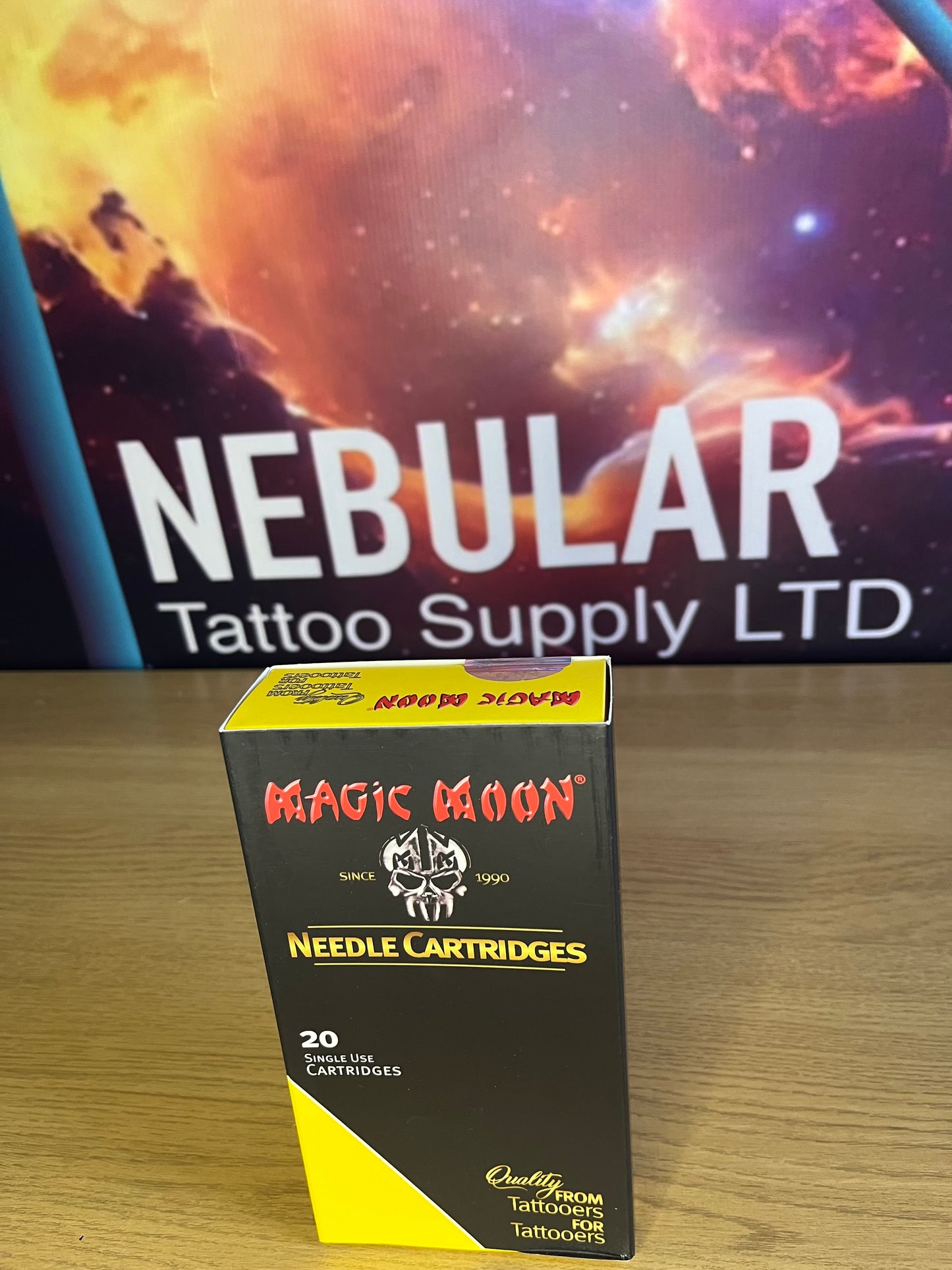 Box of 20 Magic Moon Cartridges 0.35MM 1218 Round Shader Long Taper