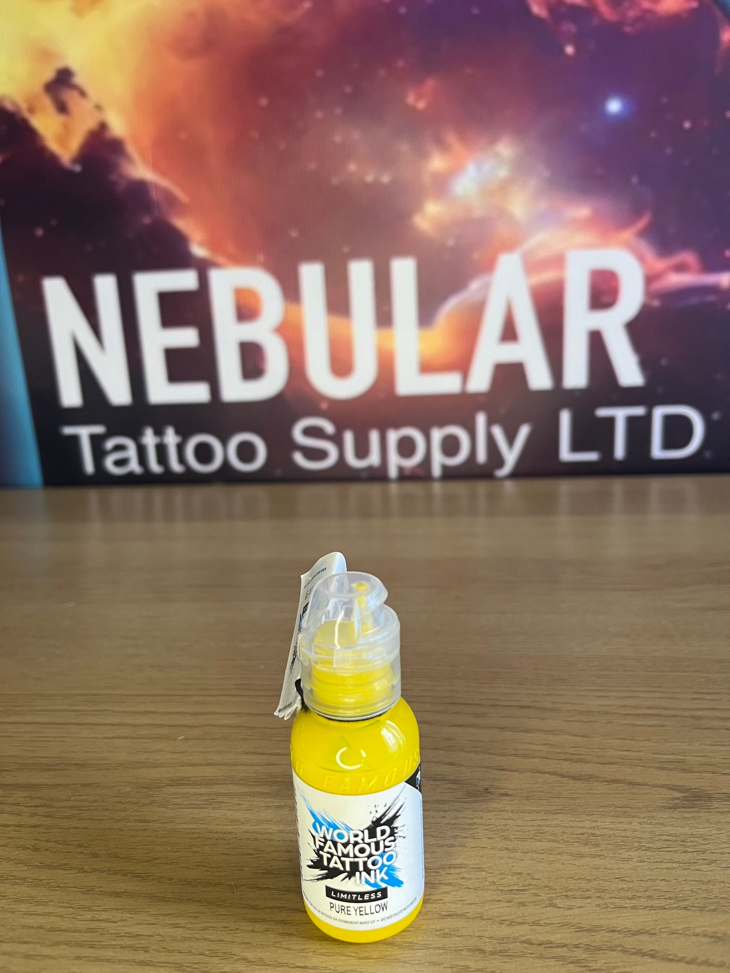 World Famous Limitless Tattoo Ink - Pure Yellow 30ml