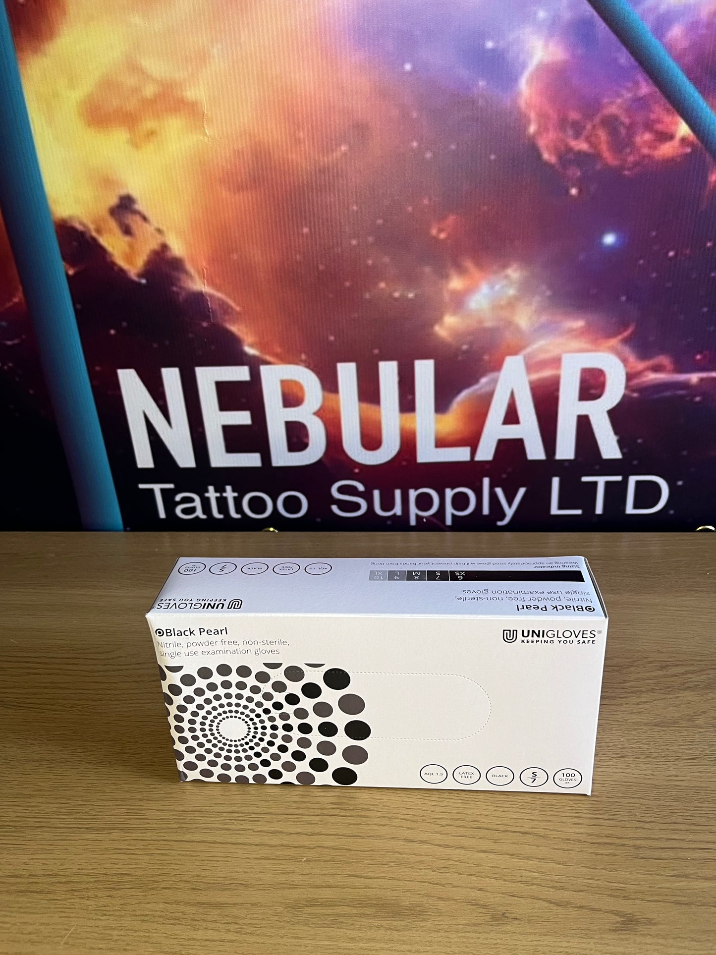 Top quality powder free disposable Black Pearl Nitrile gloves, size extra Large 100 pieces