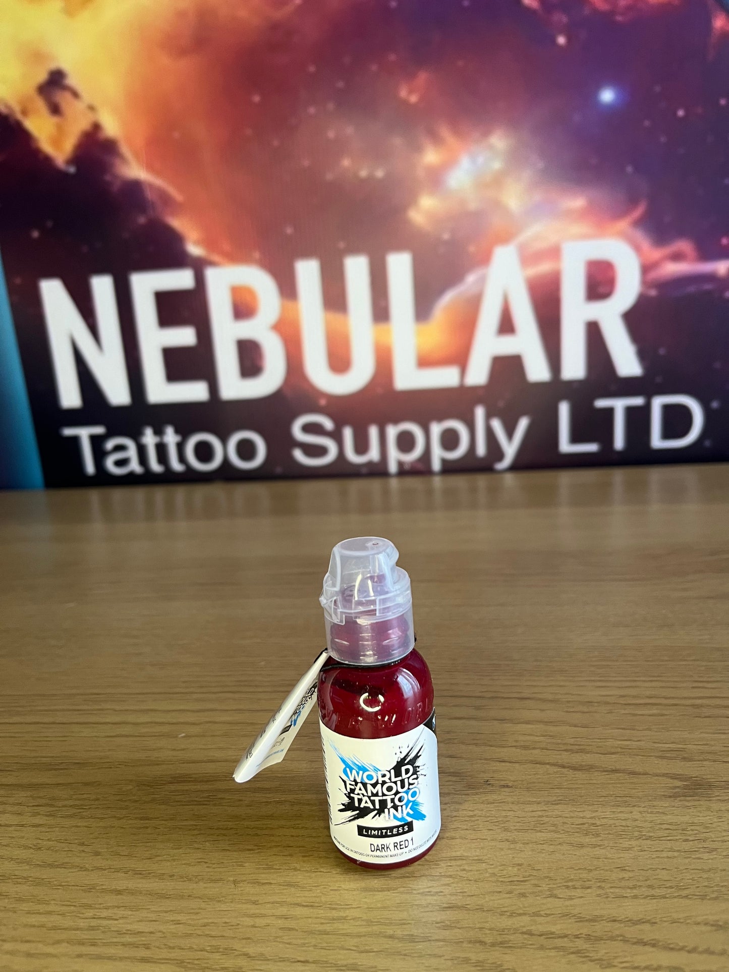 World Famous Limitless Tattoo Ink - Dark red 1-30ml