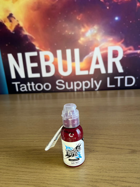 World Famous Limitless Tattoo Ink - Dark red 1-30ml