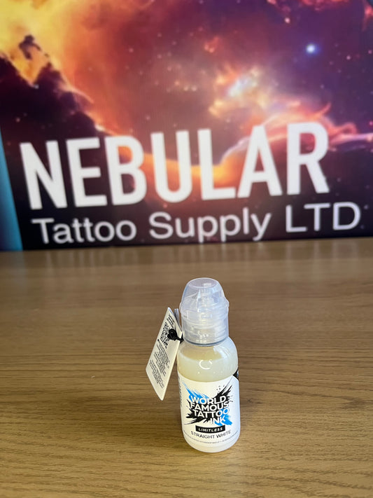 World Famous Limitless Tattoo Ink - Straight White 30ml