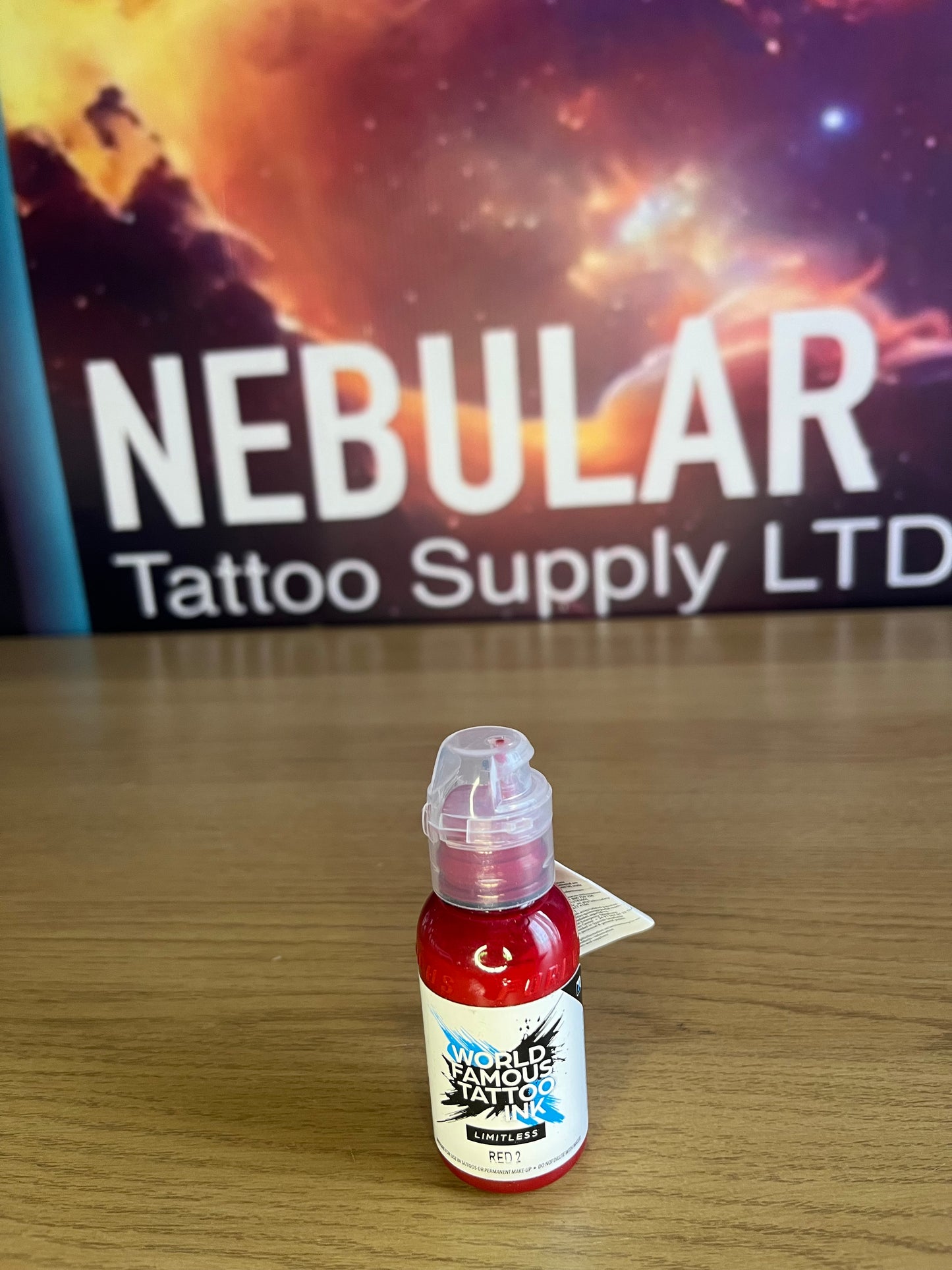 World Famous Limitless Tattoo Ink - Red2 30ml