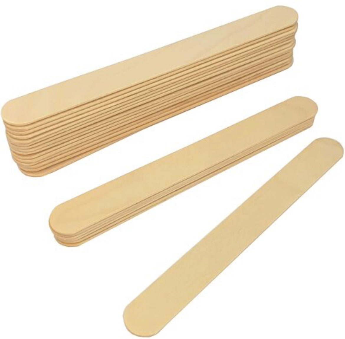 Pack of 100 Inksafe Wooden Spatula