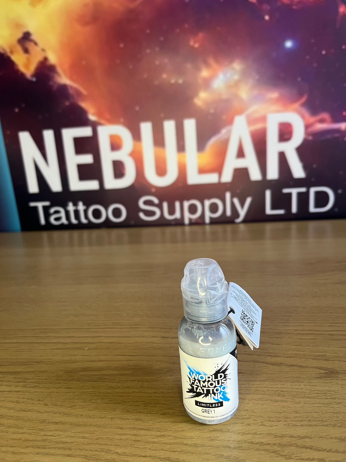 World Famous Limitless Tattoo Ink - Light Grey1 30ml