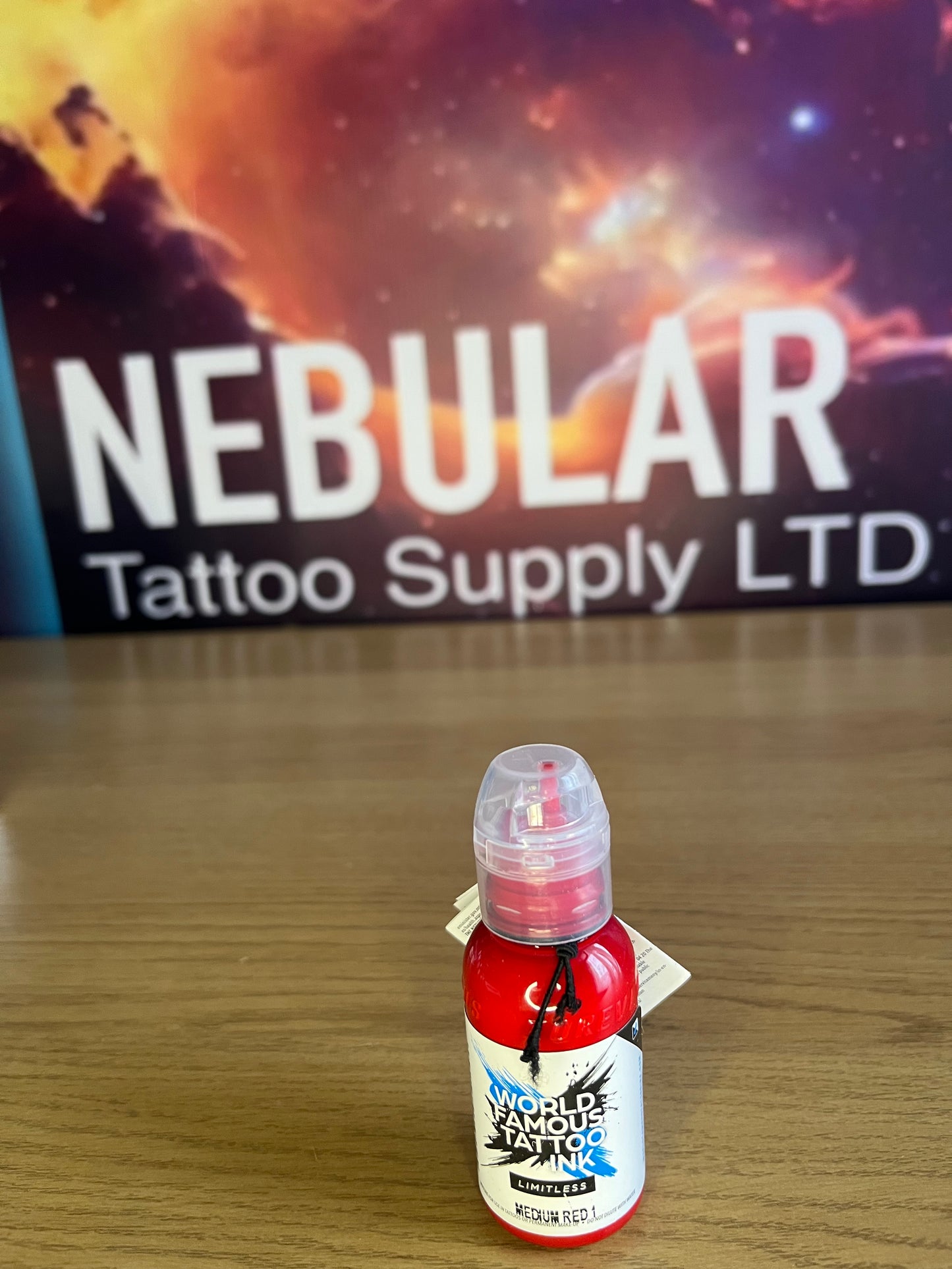 World Famous Limitless Tattoo Ink - Medium Red1 30ml