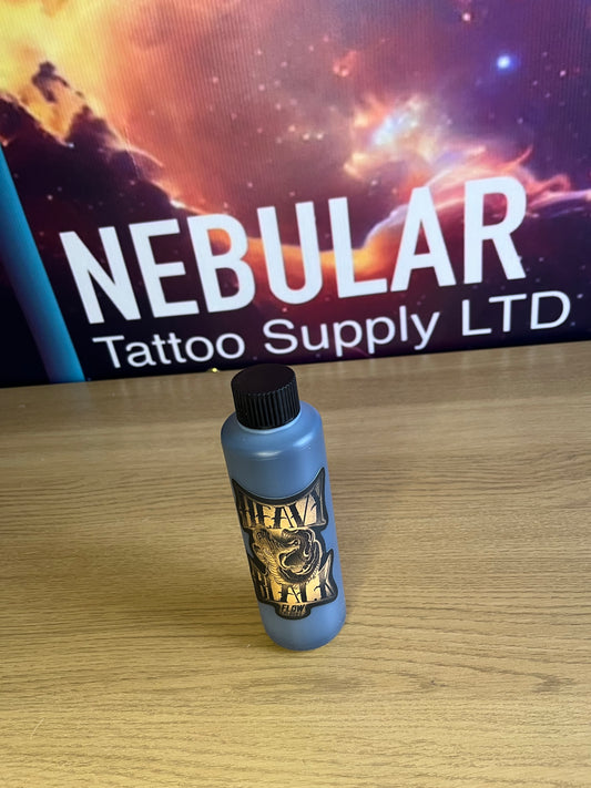 Flow Tattoo Ink - 250ml. Heavy Black.