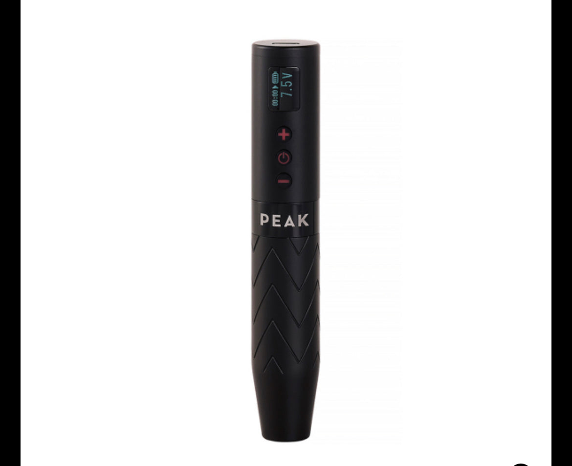 Peak Astra - Wireless Pen PMU Machine with Adjustable Stroke - Raven