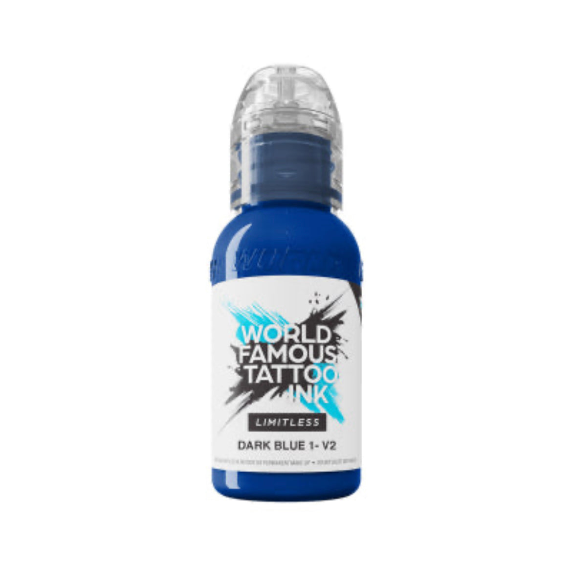 World Famous Limitless Tattoo Ink - dark Blue1 v2 30ml