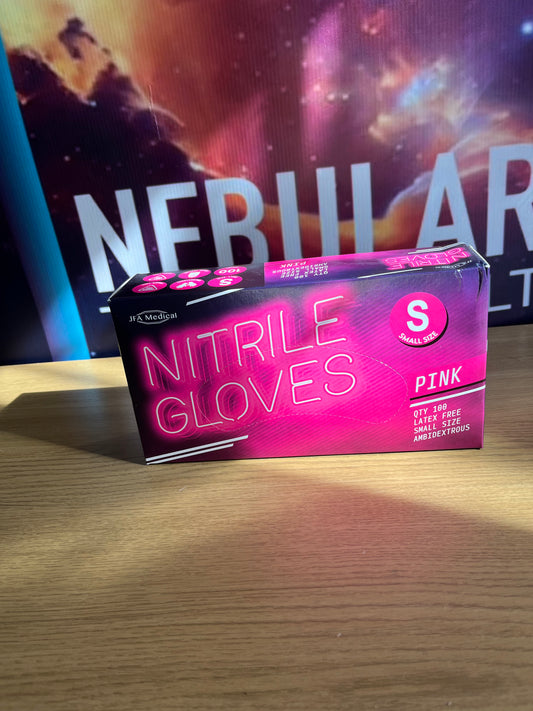 Pink Nitrile Gloves