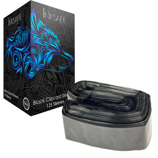 Inksafe Black Clipcord Sleeves 5cmx 80cm