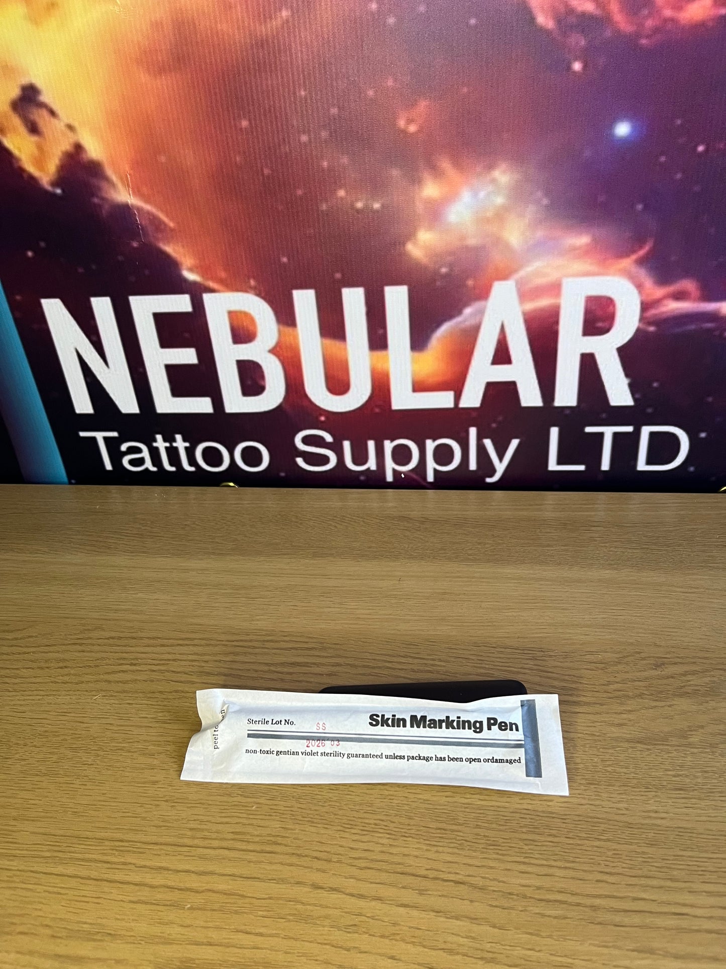 Sterile Tattoo Skin Marker Pen With a Ruler STANDARD TIP