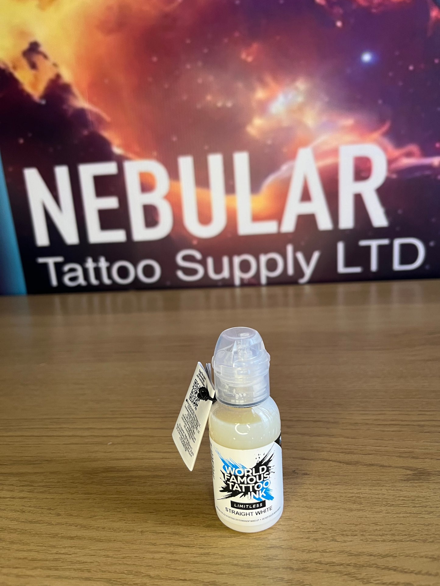 World Famous Limitless Tattoo Ink - Straight White 30ml