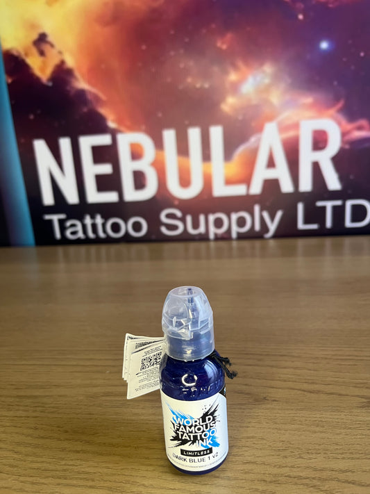World Famous Limitless Tattoo Ink - dark Blue1 v2 30ml