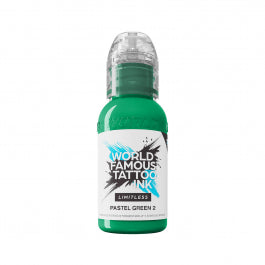 World Famous Limitless Tattoo Ink - pastel green 2- 30ml