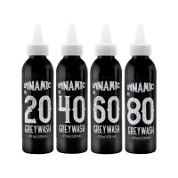 Grey Wash complete set of 4 from the Viking by Dynamic range. 4oz 120ml